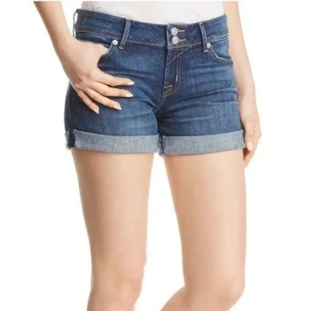 Hudson Croxley Mid-Thigh Denim Shorts